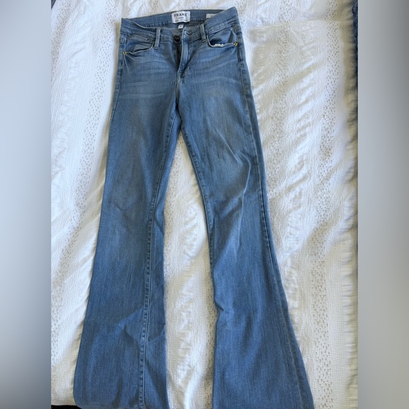 Frame Le High Flare Jeans (Sunnyspot color) size 26 - Picture 1 of 3